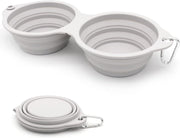 Collapsible Dog Bowls – 2-in-1 Foldable Food & Water Bowls for Pets on the Go