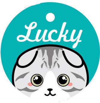 Custom Pet Card with Lettering – Personalized Identity Plate for Pets