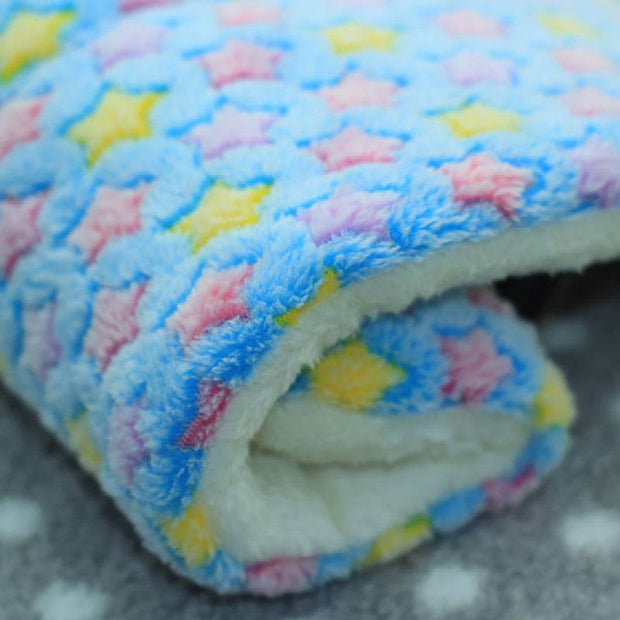 Soft Pet Bed Mat – Washable Reversible Crate Pad for Dogs & Cats, Fleece Blanket