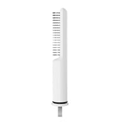 Dematting comb and grooming brush with stainless steel rake for pet coat maintenance.