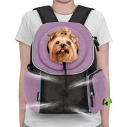 Portable Dog Carrier Backpack – Breathable Travel Bag for Pets Outdoor