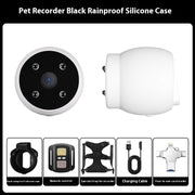 Pet Tracker Camera Collar – Motion Recording & Video Action Camera for Dogs & Cats